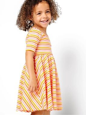 Alice + Ames Carnival Striped Ballet Twirl Dress Sz 7